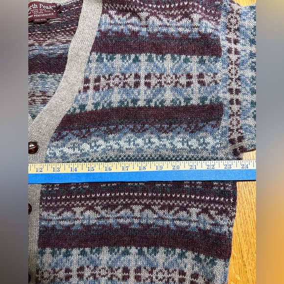 North Peak wool cardigan sweater with a button-down front size L (i9 - Picture 5 of 11